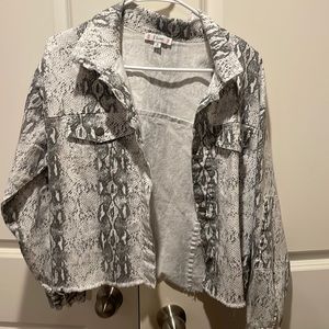Snakeskin jacket